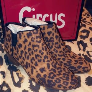 New Sam Edelman leopard ankle booties.